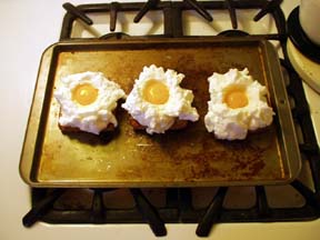 closeup eggs